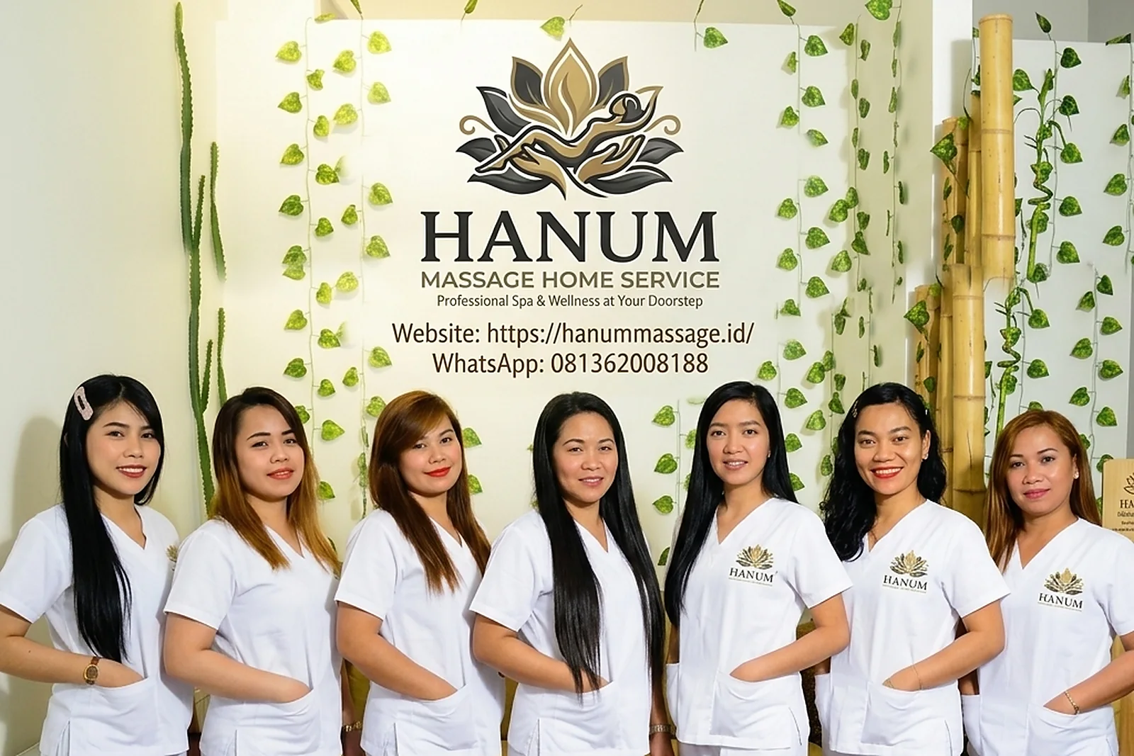 Tim terapis Hanum Massage Home Service — pijat panggilan Jakarta dan Surabaya