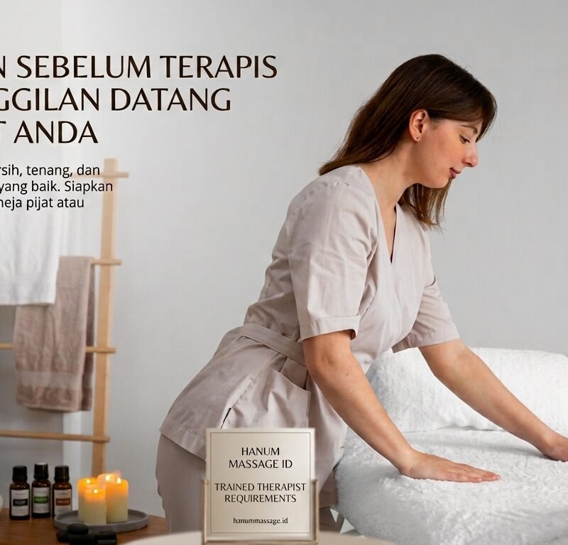 Persiapan sebelum terapis pijat panggilan datang ke tempat Anda